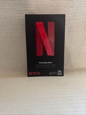 Netflix Black Box with Bold Red 'N' Logo